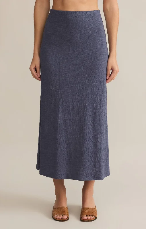 Z SUPPLY Delavine Textured Midi Skirt corduroy skirt cozy