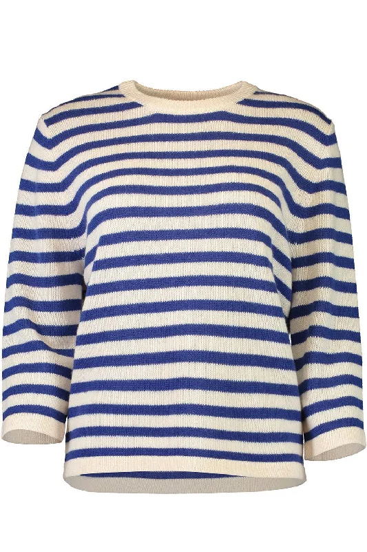 Three Quarter Sleeve Sweater Elasticated Padded Insulated