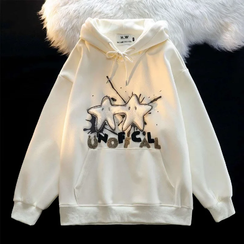 Hooded Sweater: Cartoon Chic for Women Seamless Knitted Crochet