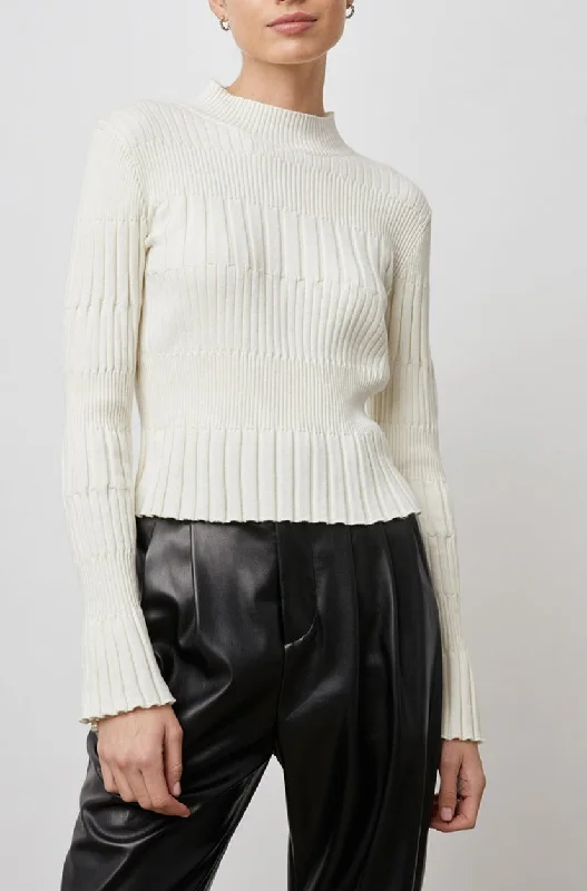 CHER SWEATER - WHITE Layered Multi-layer Single Layer