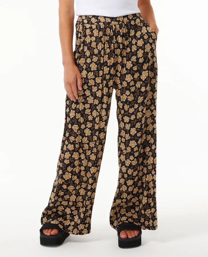 Soleil Pant Black Relaxed Lounge Trousers
