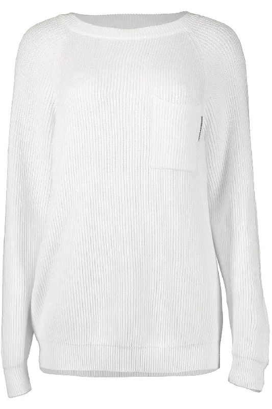 English Rib Monili Pocket Sweater Boxy Sweater Fitted Sweater A-Line