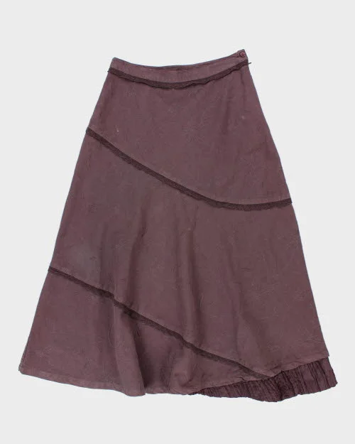 Vintage 90s April Cornell Skirt - L midi skirt versatile