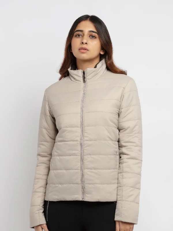 Women's Quilted Reversible Jacket Lace Jacket Ribbed Jacket Sequined Jacket