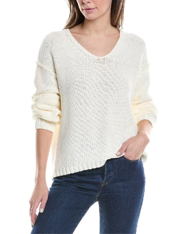 Michael Stars Kendra Relaxed Sweater Thin Thick Dense