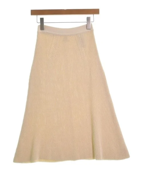 HERMES Knee length skirts velvet skirt sumptuous
