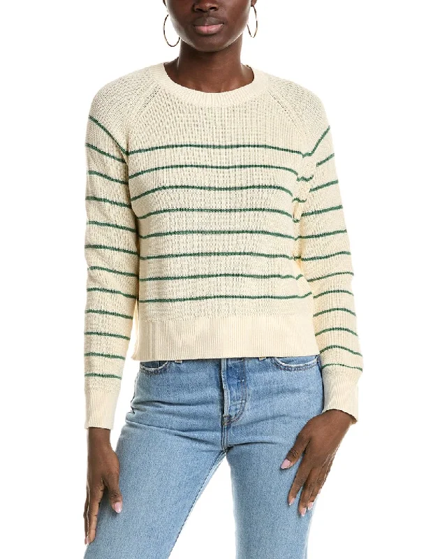 Velvet by Graham & Spencer Chayse Sweater Cashmere Blend Cotton Blend Poly Blend