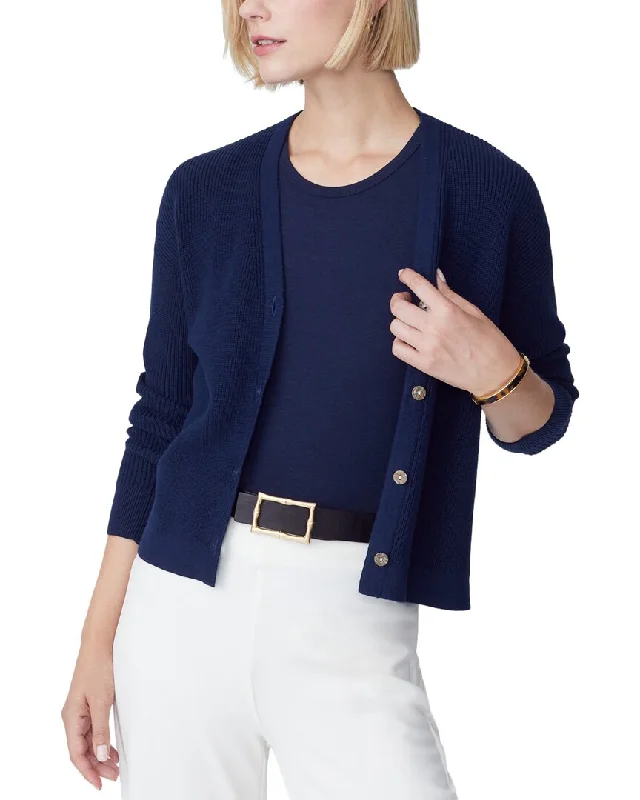 J.McLaughlin Phoebe Sweater Polka Dot Checkered Tartan