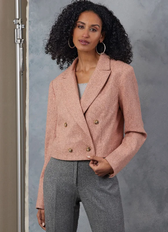 Vogue Jackets V2053 Satin Jacket Silk Jacket Chiffon Jacket