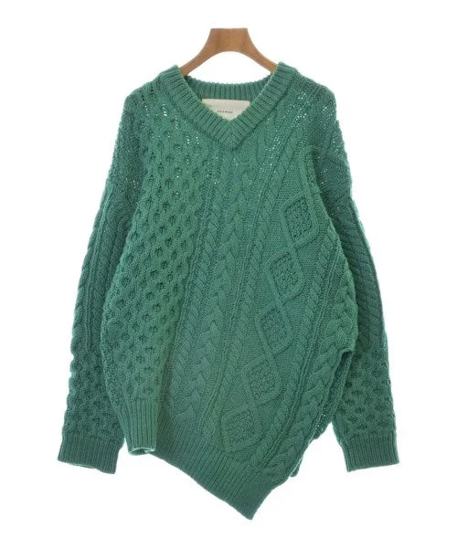 ADAWAS Sweaters Chenille Brocade Lace