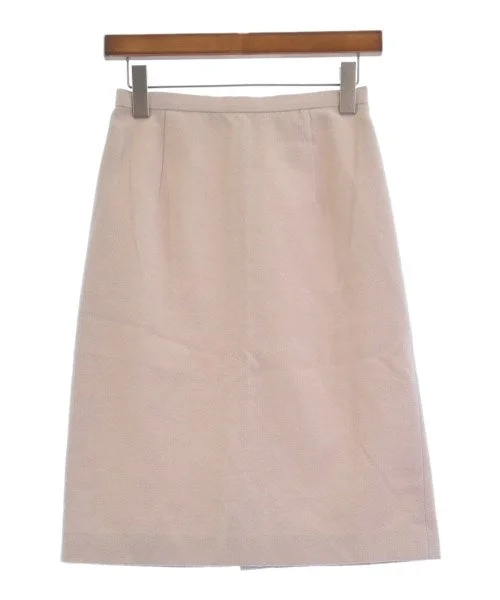 HANAE MORI Knee length skirts zip skirt side