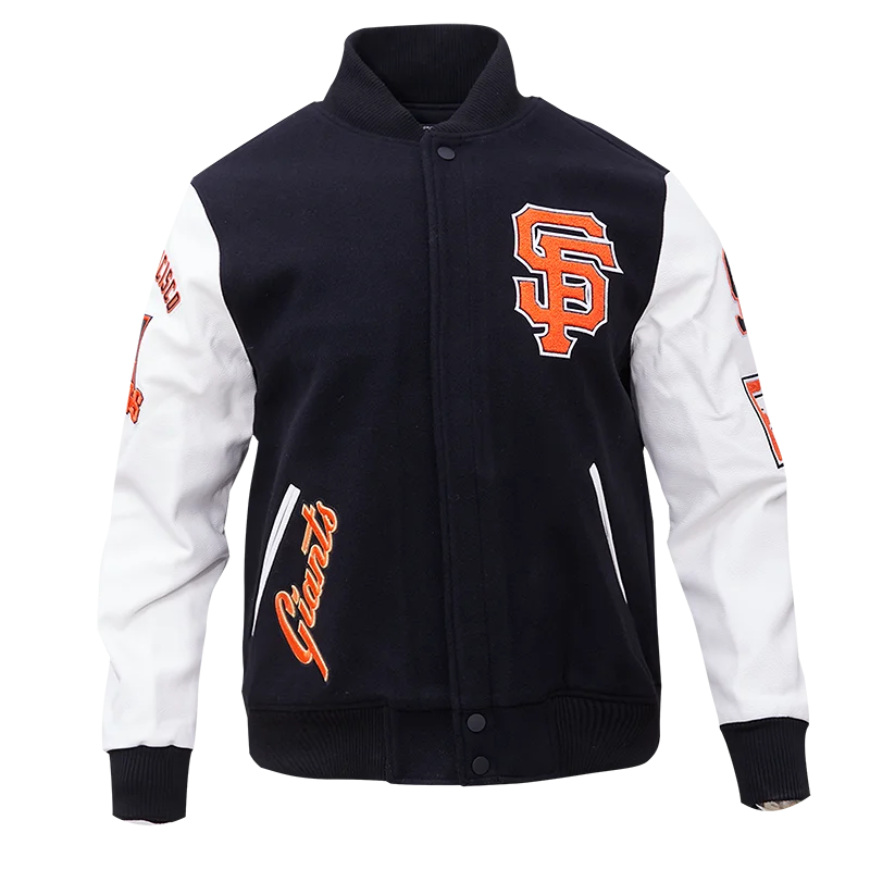 CHAMARRA MLB SAN FRANCISCO GIANTS CLASSIC WOOL VARSITY JACKET Trench Coat Raincoat Waterproof Jacket CHAMARRA MLB SAN FRANCISCO GIANTS CLASSIC WOOL VARSITY JACKET Trench Coat Raincoat Waterproof Jacket