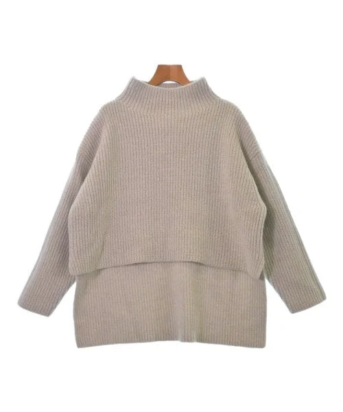 ADORE Sweaters Denim Fabric Leather Fabric Suede Fabric
