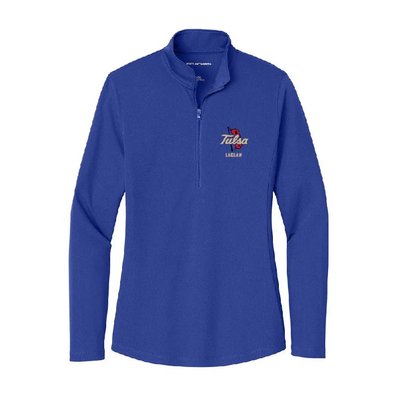 Tulsa - NCAA Women's Cross Country : Matilda Laidlaw - Women's Lightweight Quarter Zip Jacket Mesh Jacket Canvas Jacket Denim Jacket Tulsa - NCAA Women's Cross Country : Matilda Laidlaw - Women's Lightweight Quarter Zip Jacket Mesh Jacket Canvas Jacket Denim Jacket