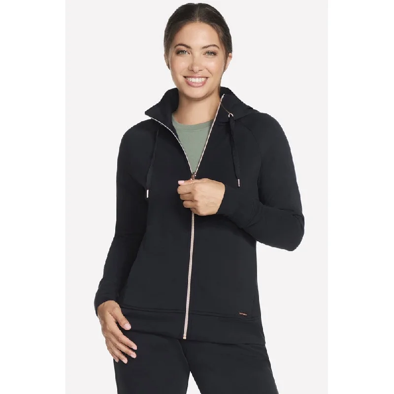 Skechers Skechluxe Elevate Hooded Jacket Knit Jacket Woven Jacket Fleece Jacket