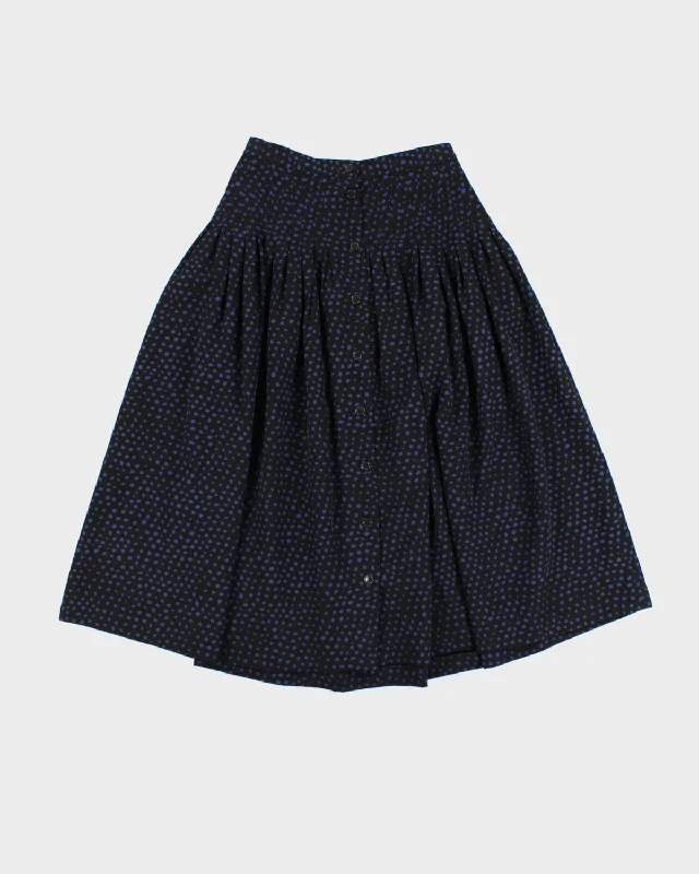 Vintage Valentino Skirt - M leather skirt bold