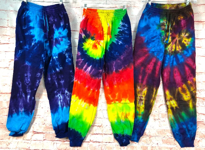 Tie Dye "Sweet" Pants Warm Wool Trousers