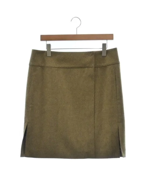HERMES Mini skirts leather skirt modern