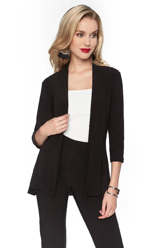 Frank Lyman #071 Black knit jacket Mesh Jacket Canvas Jacket Denim Jacket