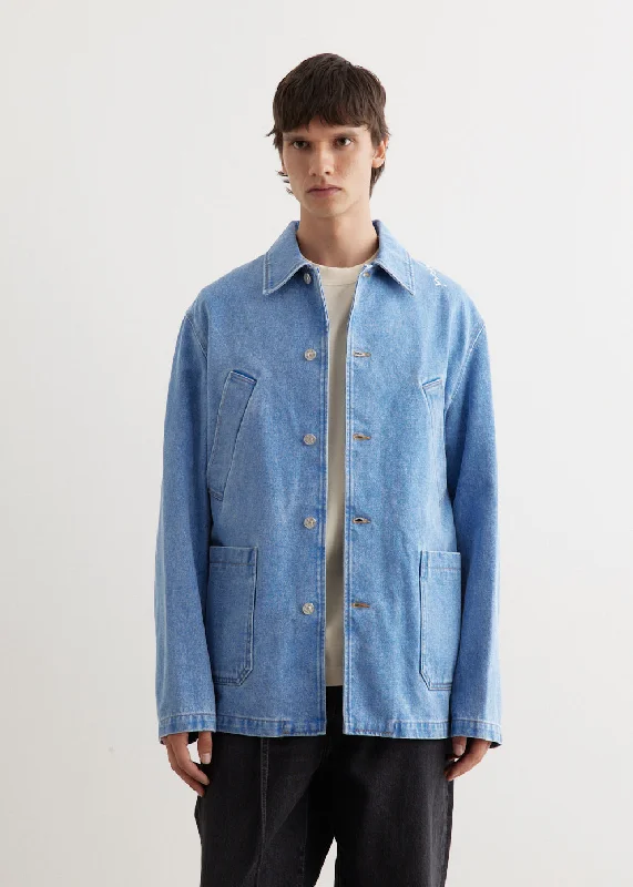 Bleached Denim Jacket Rayon Fabric Velvet Fabric Corduroy Fabric