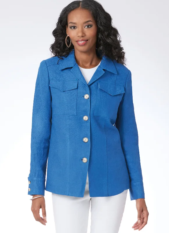 McCalls Jacket M8504 Cotton Fabric Linen Fabric Terry Fabric