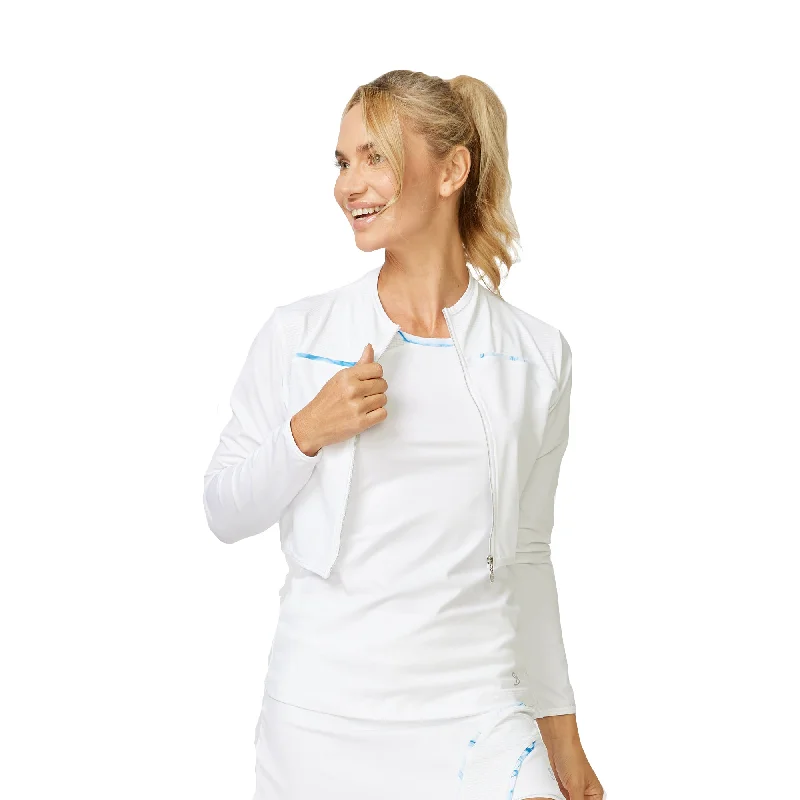Sofibella Allstar Crop Womens Tennis Jacket Chenille Jacket Brocade Jacket Lace Jacket Sofibella Allstar Crop Womens Tennis Jacket Chenille Jacket Brocade Jacket Lace Jacket