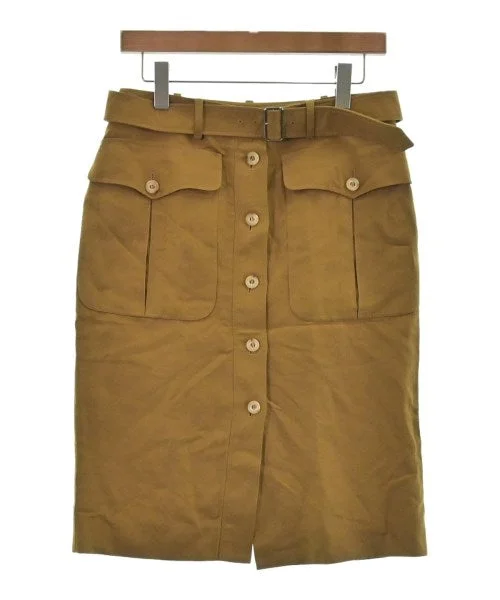 HERMES Knee length skirts wool skirt sturdy