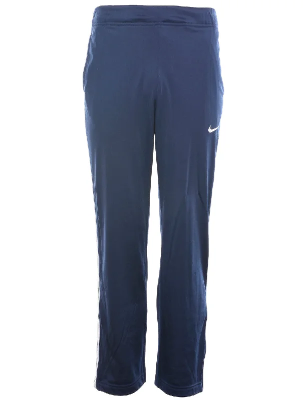 Nike Navy Therma-Fit Track Pants - W25 L30 Soft Sweatpants Style