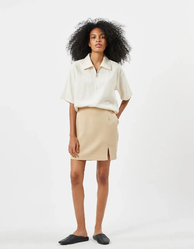 Menna Skirt in Safari denim skirt trendy