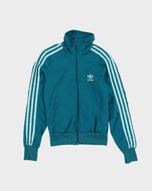 Adidas Blue Track Jacket - S Bomber Jacket Anorak Windbreaker
