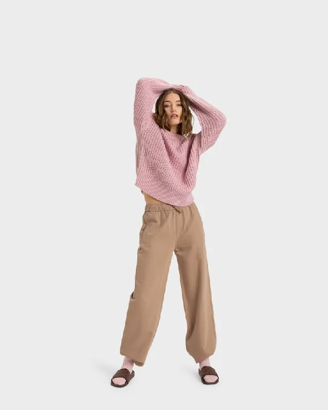 COMING HOME SWEATER Print Jacquard Patchwork