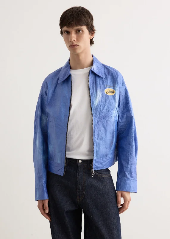 Wilson Printed Tyvek Jacket Denim Jacket Leather Jacket Suede Jacket