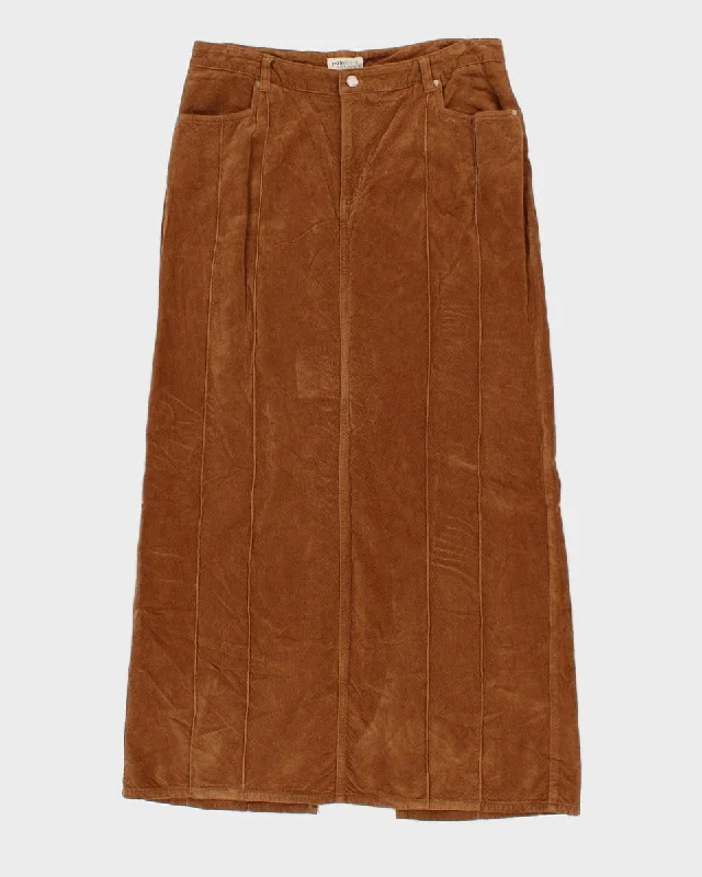 Vintage 90s Point Zero Nicole Benisti Maxi Skirt - M silk skirt lustrous