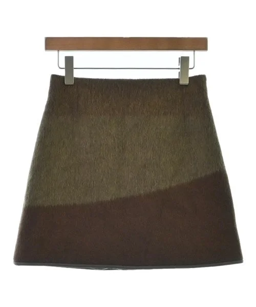 HERMES Mini skirts silk skirt luxurious