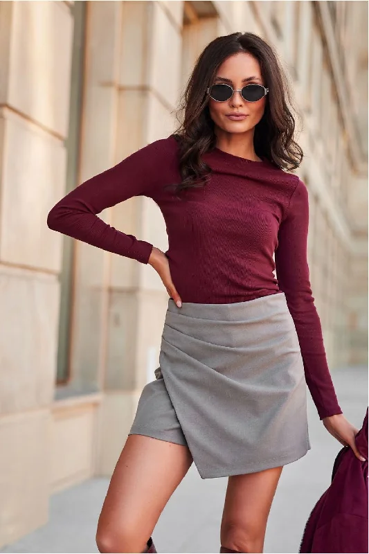 Skirt pants Roco Fashion Elegant High-Waist Pants