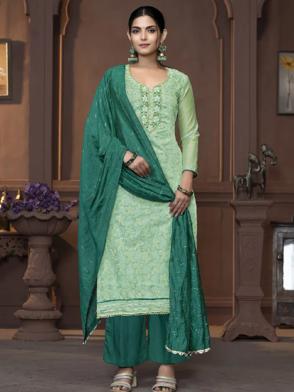 Sea Green Party Wear Readymade Pant Suit With Designer Printed Hand Work Trendy Velvet Pants