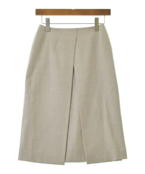 HERMES Knee length skirts corduroy skirt durable