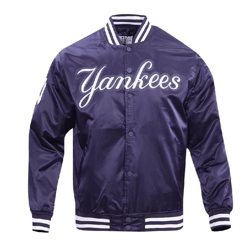 CHAMARRA MLB NEW YORK YANKEES WORDMARK TRACK JACKETS Welt Pockets Slit Pockets Flap Pockets