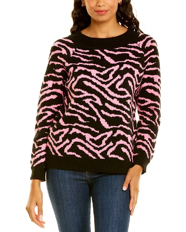 Olivia Rubin Ollie Sweater Hooded Sweater Collared Sweater Shawl Collar