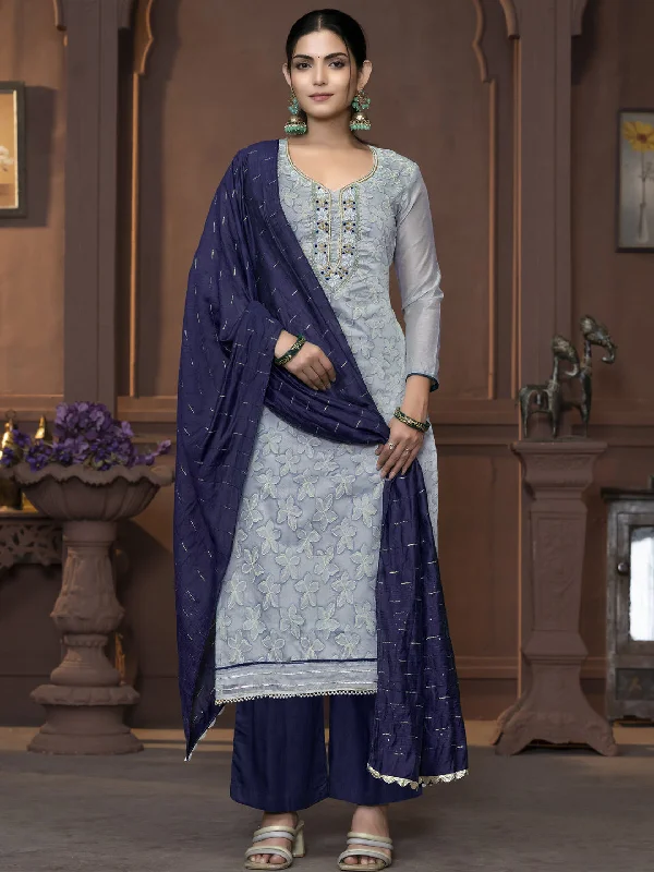 Sky Blue Party Wear Readymade Pant Suit With Designer Printed Hand Work Comfortable Jogger Trousers Sky Blue Party Wear Readymade Pant Suit With Designer Printed Hand Work Comfortable Jogger Trousers
