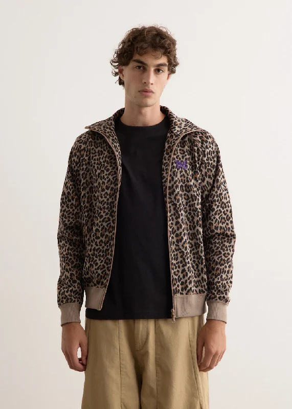 Poly Jacquard Track Jacket Welt Pockets Slit Pockets Flap Pockets