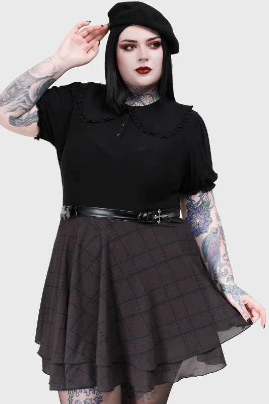 Cryptessa Skirt [PLUS] cashmere skirt fine