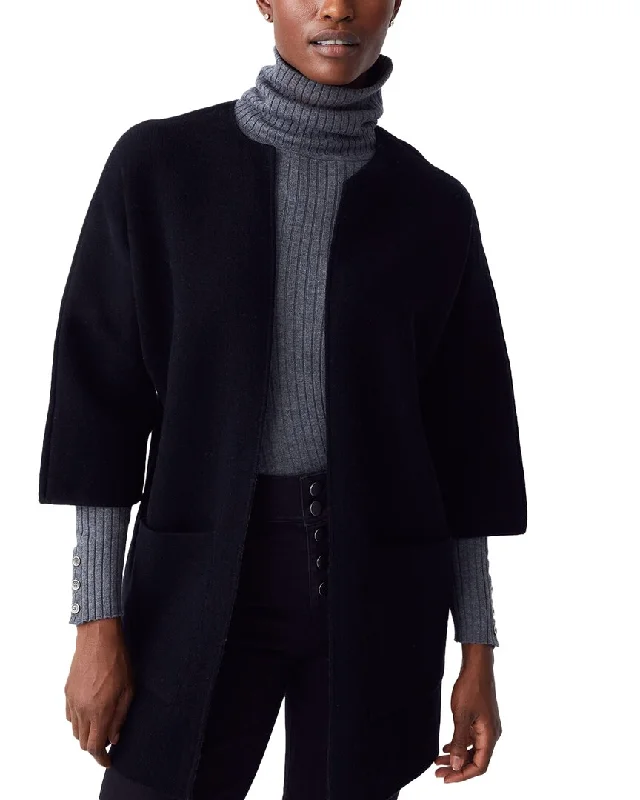 J.McLaughlin Lydia Wool & Cashmere-Blend Sweater Sequined Glittery Shiny