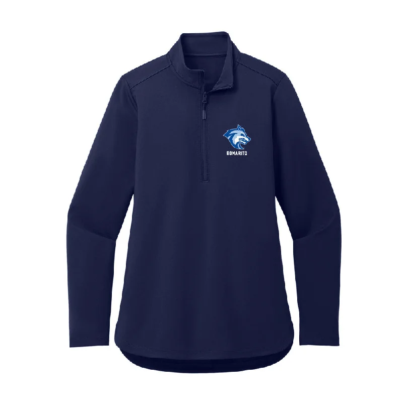 SSU - NCAA Women's Cross Country : Gianna Bomarito - Women's Premium Quarter Zip Jacket Wool Jacket Cashmere Jacket Tweed Jacket SSU - NCAA Women's Cross Country : Gianna Bomarito - Women's Premium Quarter Zip Jacket Wool Jacket Cashmere Jacket Tweed Jacket