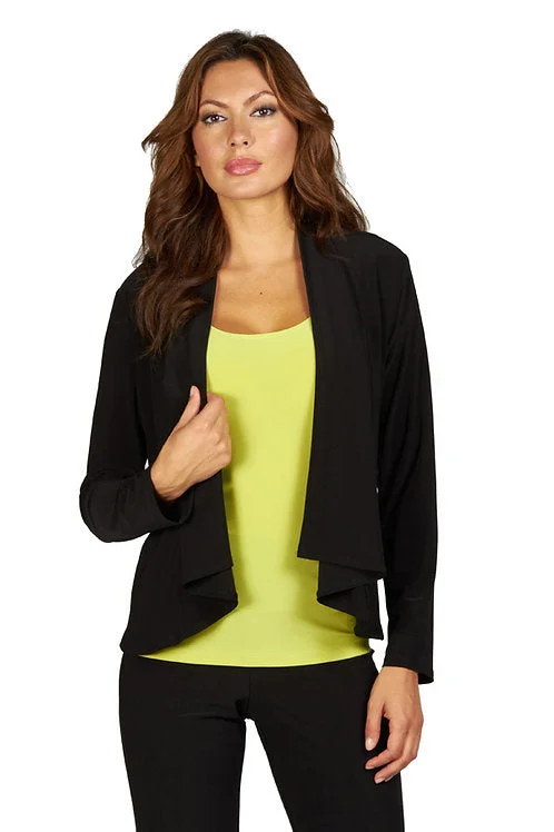 Frank Lyman #069 Black knit jacket Appliqued Jacket Beaded Jacket Sequined Jacket