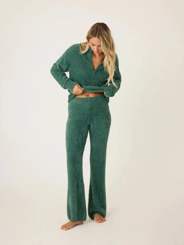 Campfire Cozy Lounge Pant - Sage Leaf Stylish Paperbag Waist Pants