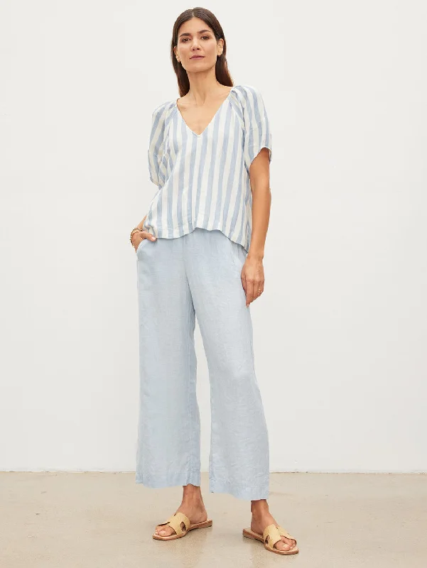 Lola Linen Pant - Billow Slim Fit Casual Pants