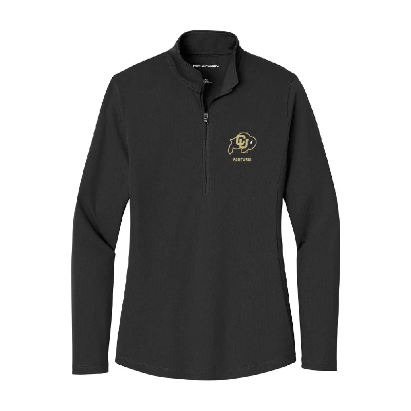 Colorado - NCAA Women's Cross Country : Alaina Fantaski - Women's Lightweight Quarter Zip Jacket Hoodie Zip-Up Jacket Button-Up Jacket Colorado - NCAA Women's Cross Country : Alaina Fantaski - Women's Lightweight Quarter Zip Jacket Hoodie Zip-Up Jacket Button-Up Jacket