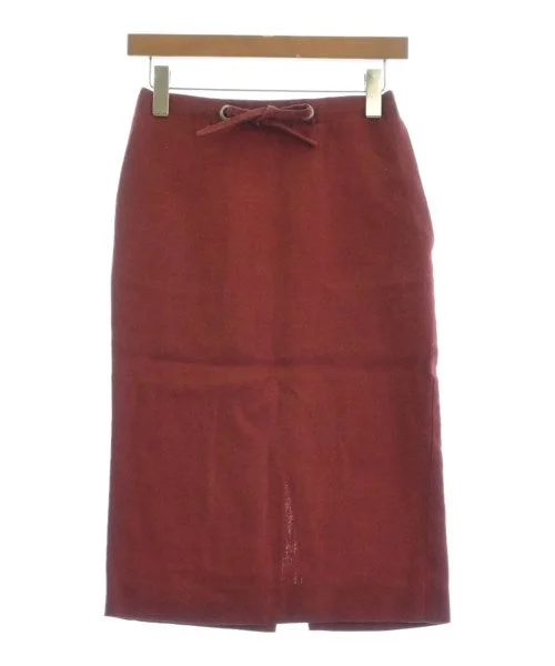 HERMES Knee length skirts denim skirt classic