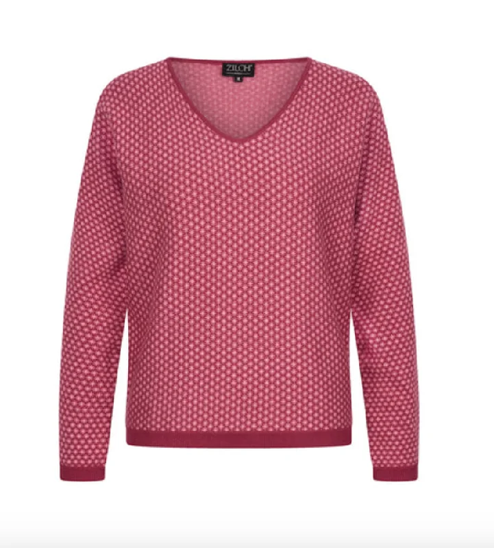 Zilch - Bat Sleeve Sweater Terry Blend Velvet Blend Canvas Blend
